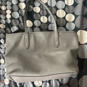 Gray Coach Purse